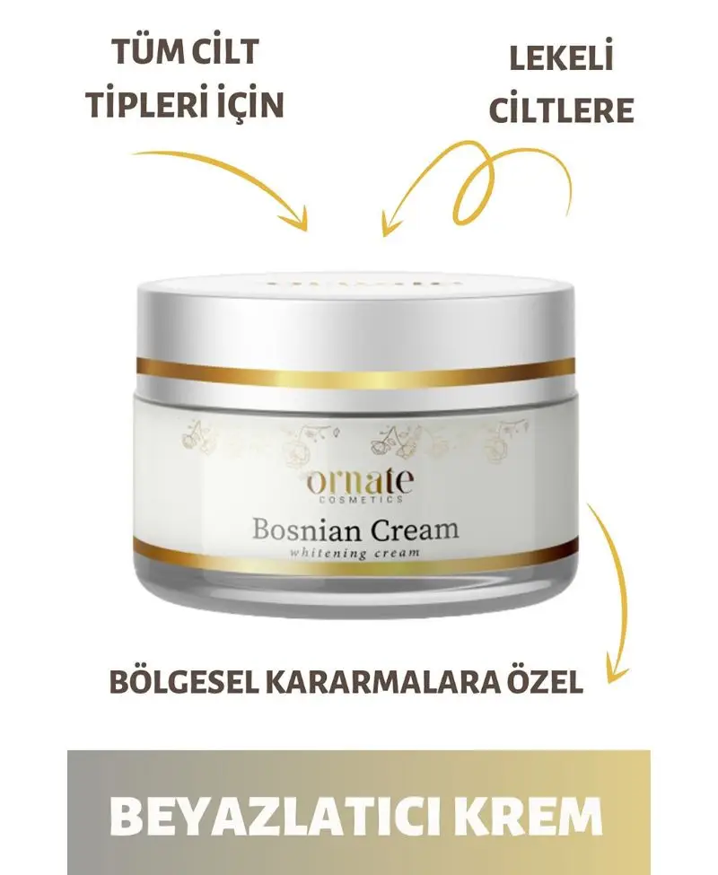 ORNATE COSMETICS Ornate Boşnak Beyazlatıcı Leke Kremi